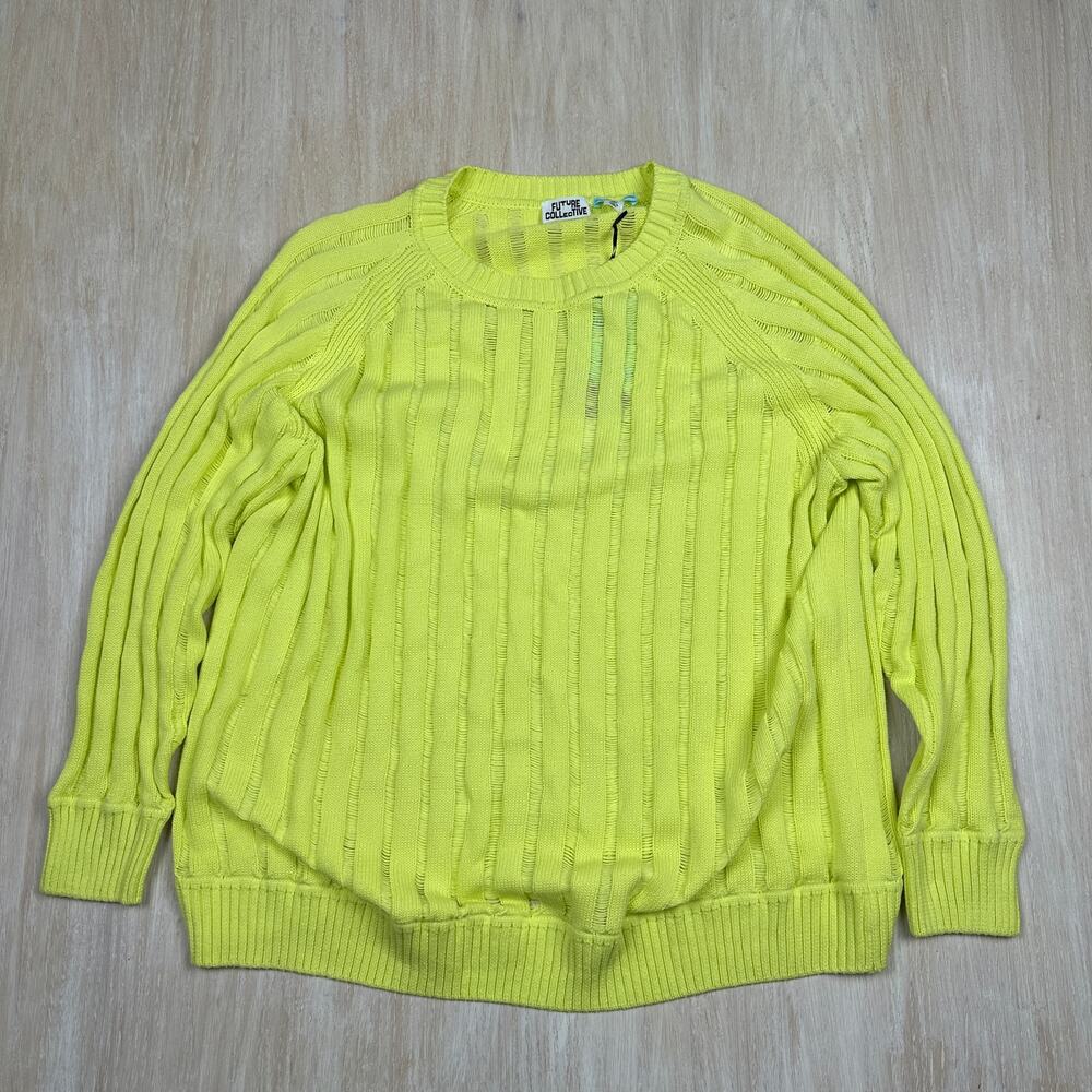 Future Collective x Gabriella Karefa Johnson Bright Yellow Crewneck Sweater 1X